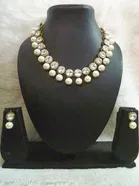 Alloy Necklace with Earrings for Women 