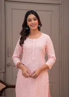 Rayon Printed Kurti for Women 