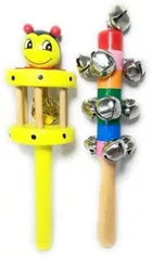Wooden Rattle Toys for Kids 