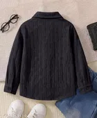 Self Design Cotton Blend Shirt for Boys 