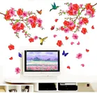 AVV Humming Bird Butterflies TV Background Sticker 155x115cm