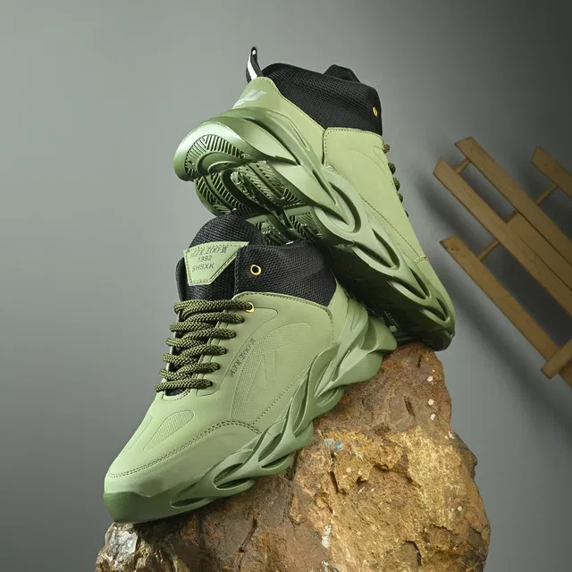 Casual Shoes for Men (Green, 10)