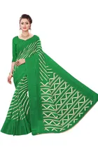 Cotton Linen Printed Saree for Women 