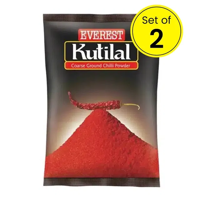एवररेस्ट कुटी लाल मिर्च पाउडर 2X100 g (सेट ऑफ 2)