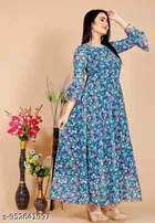 Printed Gown for Women 