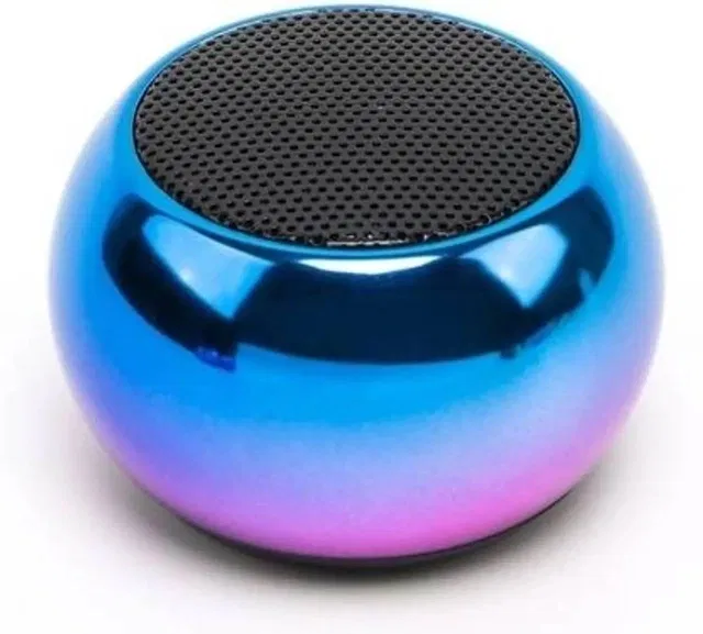 Portable Mini Bluetooth Speaker (5 W, Multicolor) and TecSox Ultra 9 Bt Calling, Touchscreen, Smart Watch (Black Strap) (Combo Pack)