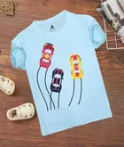 Cotton Printed Round Neck T-Shirt for Kids 