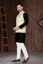 Cotton Koti Kurta Set for Men 
