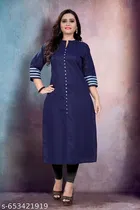 Cotton Blend Kurti for Women, Pack of 2 