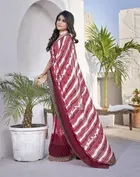 Georgette Printed Saree for Women 