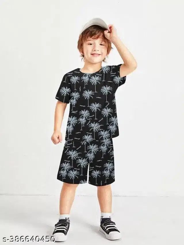 Clothing Set for Boys (Black, 18-24 Months)