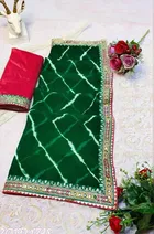 Georgette Printed Saree for Women 