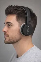 Enmora SH12 In Ear Headphone with FM, SD Card Slots [Black]