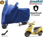 Polyester Two Wheeler Cover, Blue