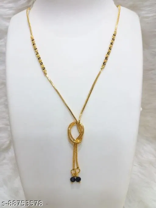 HASTKALA Mangalsutra for Women (Gold, Free Size)