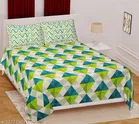 Cotton Queen Bedsheet with 2 Pillow Cover 
