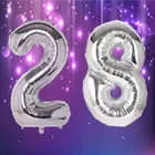 Foil Balloon for Birthday Celebration, No. 28 