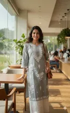 Stylish Printed Kurta Palazzo Set for Women 
