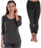 Polycotton Full Sleeves Thermal Set for Women 