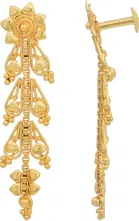 Gold Plated Drop Earrings for Women 