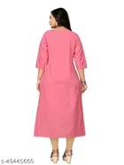 Floral Embroidered A-line Kurti for Women 