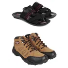 Combo of Casual Shoes with Slippers for Men 