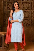 Rayon Printed Kurti for Women 