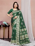 Mysore Silk Printed Saree for Women 