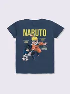 Round Neck Printed T-Shirt for Boys 