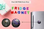 WISHLAND 1 Pc Fridge Cover for Top with 6 Pockets, 2 Handle Cover, 3 Fridge Mats 