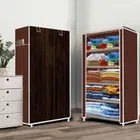 Portable Cloth Storage Collapsible Wardrobe, Lightweight 