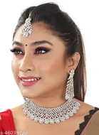 Pink Free Size Jewellery Set for Women