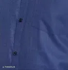 Cotton Blend Solid Full Sleeves Shirt for Men 