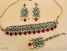 Women's Alloy Gold Plated Jewellery Set