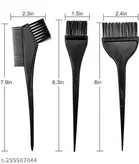 Plastic Hair Dye Bowl with 3 Pcs Brushes 