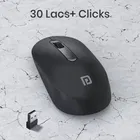 PORTRONICS Toad 13, POR 1381 / Runs on single AA Battery,30 Lakhs+ click life,Upto 1200 DPI Wireless Optical Mouse  