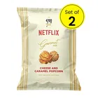 4700 BC Netflix Gourmet Cheese And Caramel Popcorn 2X25 g (Pack of 2)