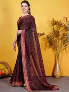 Bollywood Red Lycra Saree for Women