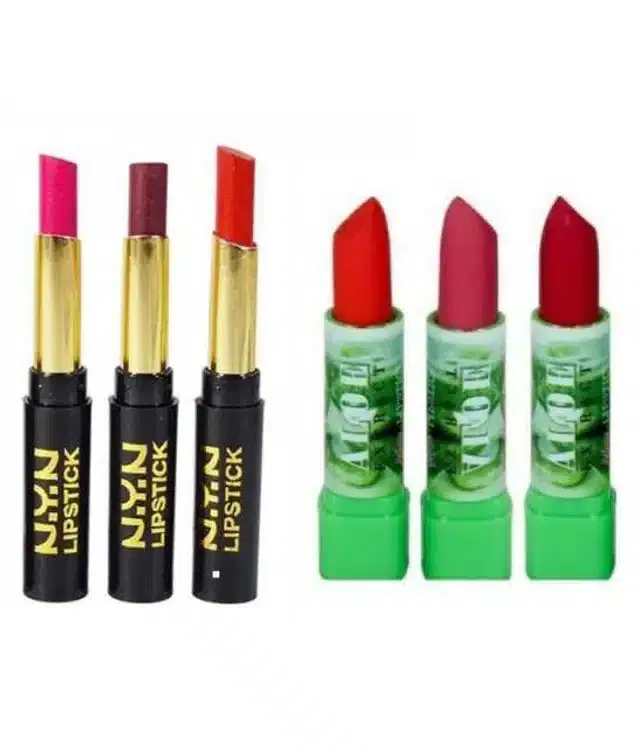 Lenon Makeup Accessory Beauty Nyn Creme Lipstick (Multicolor) (10 g) (D258)