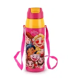 Cello Puro Emoji 600 Water Bottle 480 ml, Pink