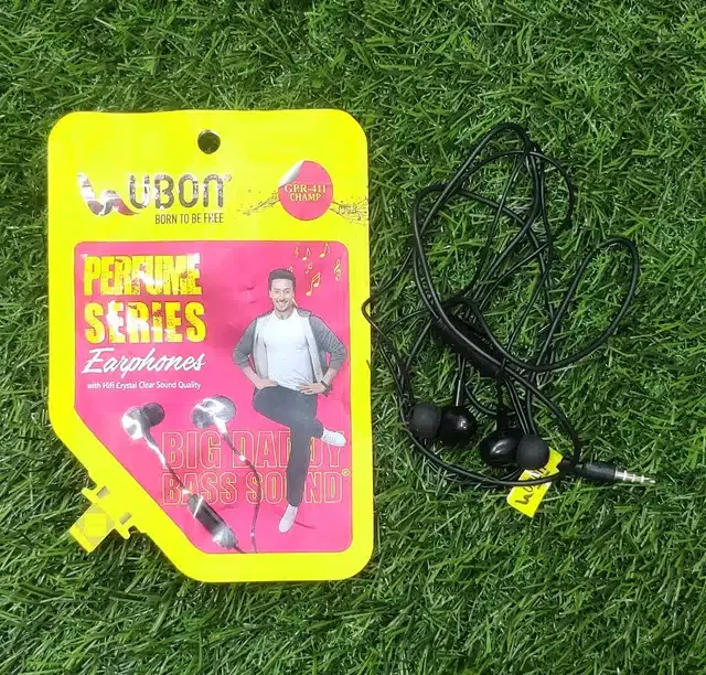 Ubon Gpr-411 Champ Perfume Series Earphones (Black)