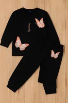 Hoisery Printed Clothing Set for Girls 