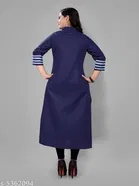 Solid Cotton Kurti for Women 