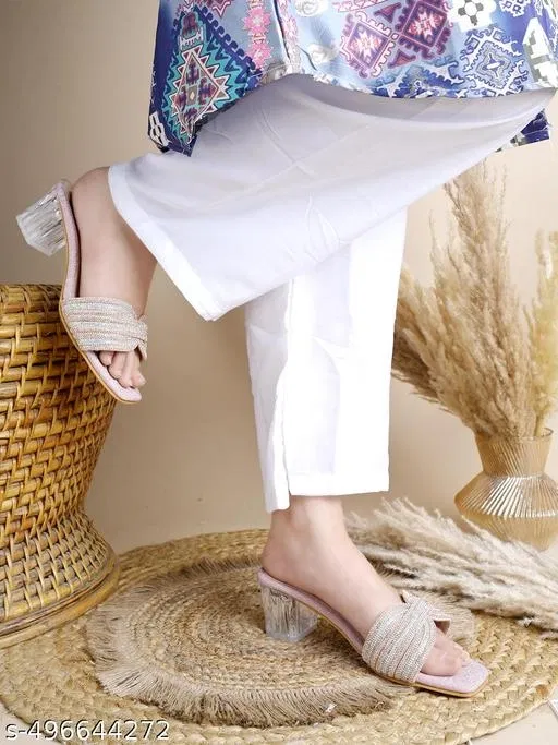 Shoetopia Heel Sandals Pink (IND-3)