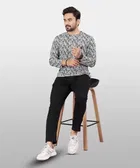 Round Neck Printed T-Shirt for Men 