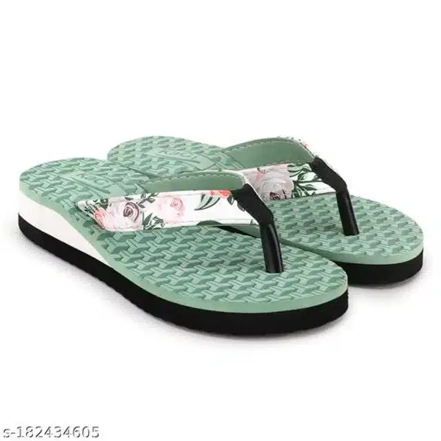 Slippers for Women (Sea Green, 5)