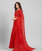 Net Floral Saree for Women 