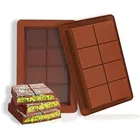 Silicone Chocolate Moulds,Dark Brown , Pack Of 1