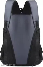 Polyester Backpack for Men & Women, Grey