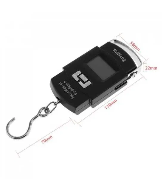 Lenon Makeup Accessory Hop N ShopTools Hardware Digital Luggage Scales Weighing Capacity (50 Kg) (D298)